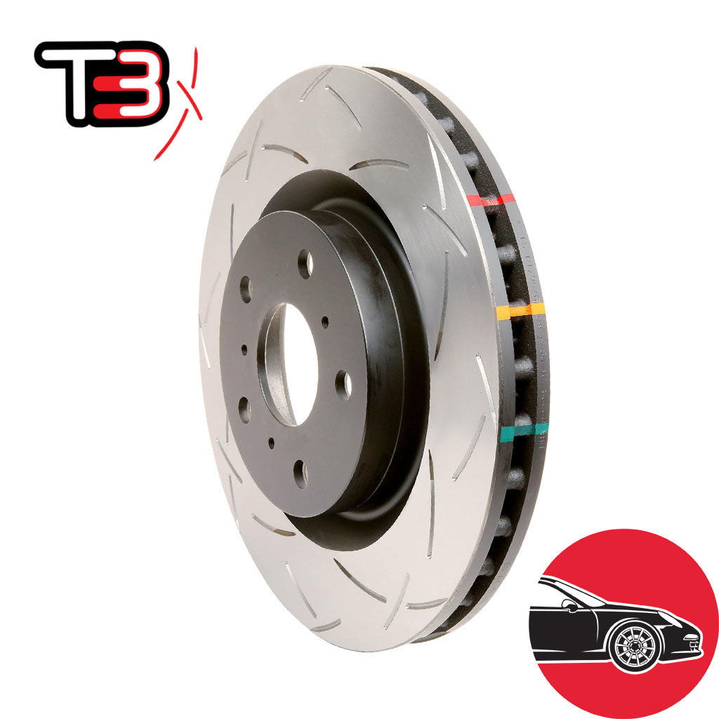 DBA T3 4000 Slotted Brake Rotor - Front (Single Rotor)